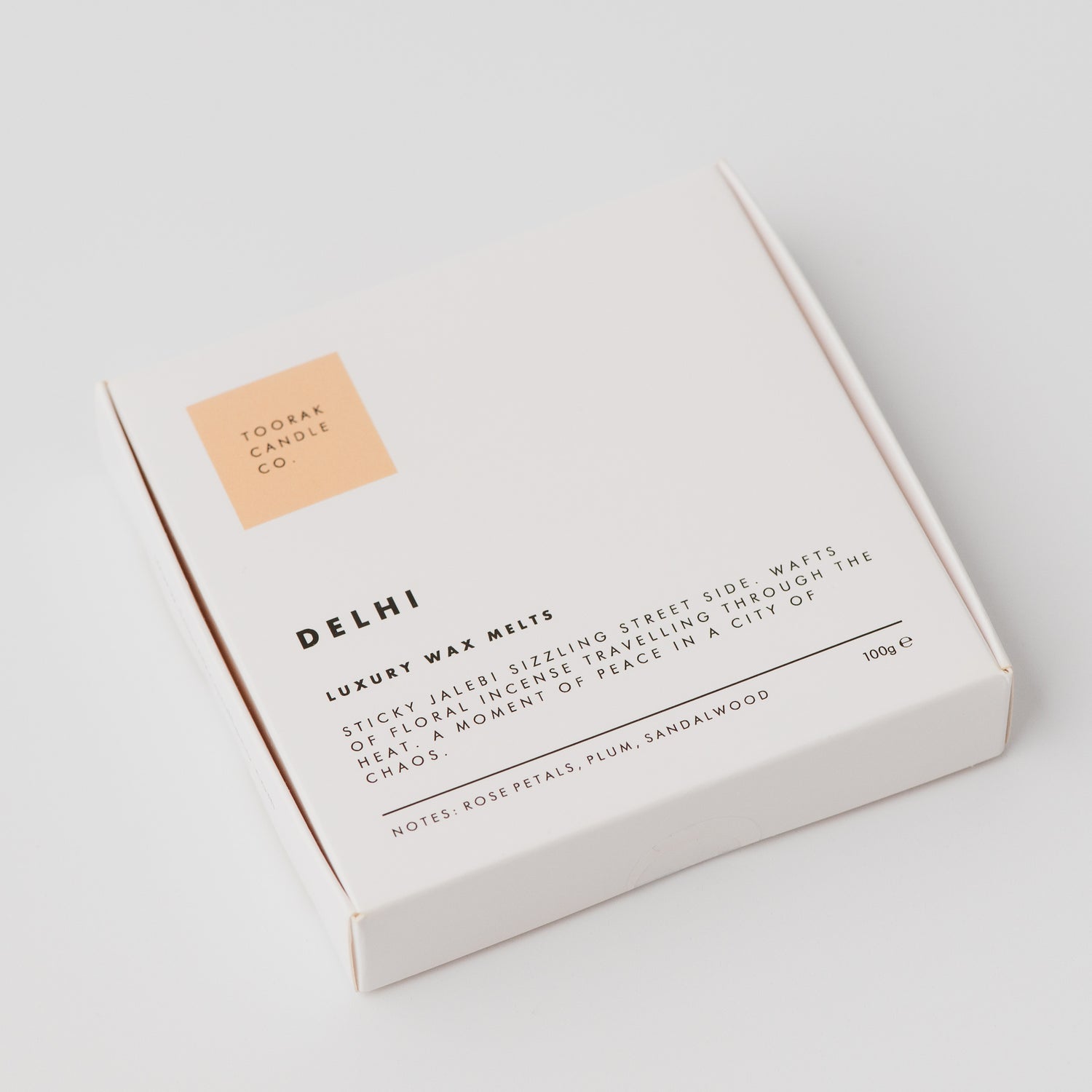 DELHI wax melts on a plain white background
